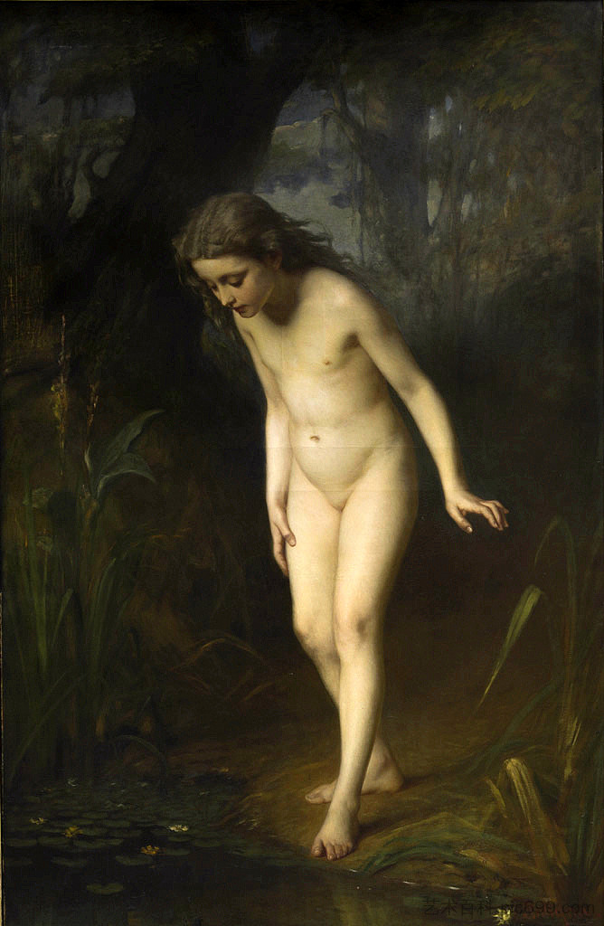 树林里的镜子 Mirror in the woods (1864)，亚历山大·安提尼亚