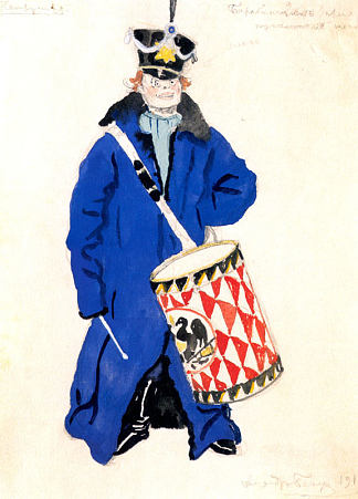 木偶戏的鼓手 Drummer of a Puppetry (1911)，亚历山大·班耐瓦