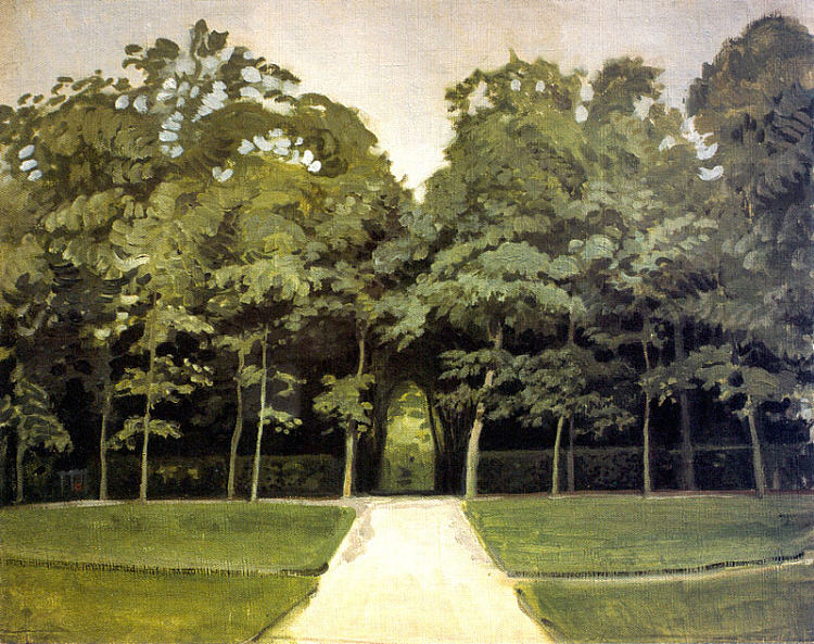 凡尔 赛。胡同 Versailles. Alley (1905 - 1906)，亚历山大·班耐瓦