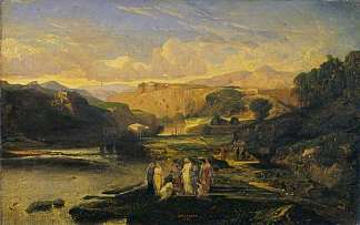 摩西的发现 The Finding of Moses (1837)，亚历山大-加布里埃尔·迪坎普斯