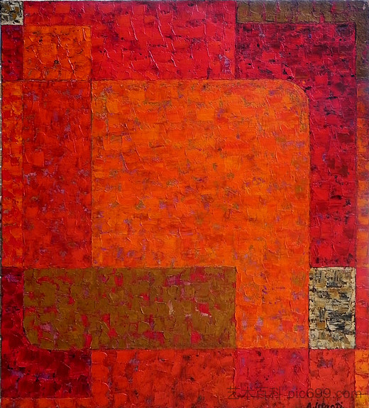 抽象构图 Composition abstraite (1951),亚历山大·伊斯特拉蒂