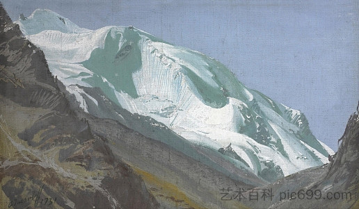 帕米尔高原的冰川 Glacier in the Pamir (1931)，亚历山大雅各布夫列夫