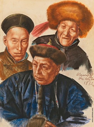 蒙古酋长 Mongolian Chiefs (1932)，亚历山大雅各布夫列夫