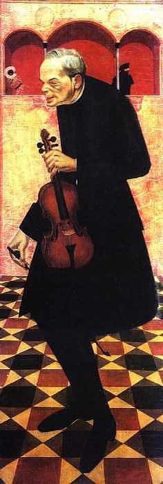 小提琴家 Violinist (1915)，亚历山大雅各布夫列夫