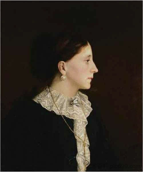 奥尔加·瓦列里亚诺夫娜·洛普希娜-杰米多娃 Olga Valerianovna Lopukhina-Demidova (1871)，阿列克谢·哈拉莫夫