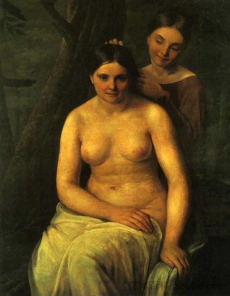 沐浴者 Bather (1830)，维涅齐昂诺夫