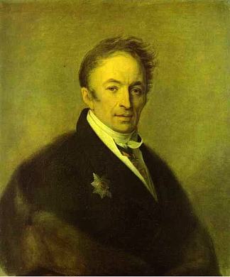 尼古拉·卡拉姆津的肖像 Portrait of Nikolay Karamzin (1828)，维涅齐昂诺夫