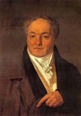 P.I.米留科夫的肖像 Portrait of P. I. Milyukov (1820)，维涅齐昂诺夫