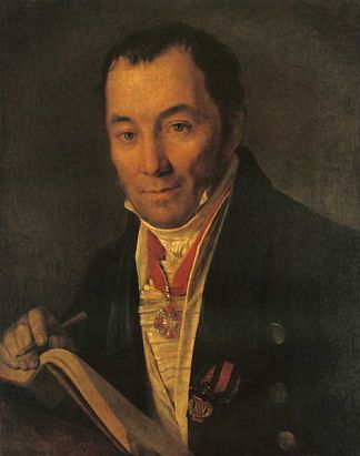 P.V.哈夫斯科伊的肖像 Portrait of P.V. Havskoy (1827)，维涅齐昂诺夫