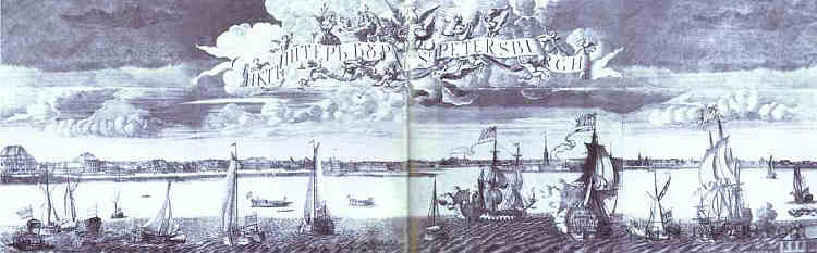 圣彼得堡全景 Panoramic View of St. Petersburg (1716; Russian Federation  )，阿列克谢·费奥多罗维奇·祖博夫