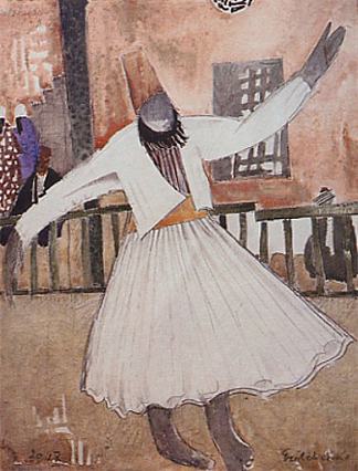 跳舞托钵僧 Dancing Dervish (1920)，亚历克西斯·格里琴科