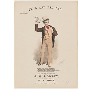 《我是爸爸！》封面设计，宋 Cover design for ”I’m a Dad Dad Dad!”, Song (1878)，阿尔弗雷德·康卡宁