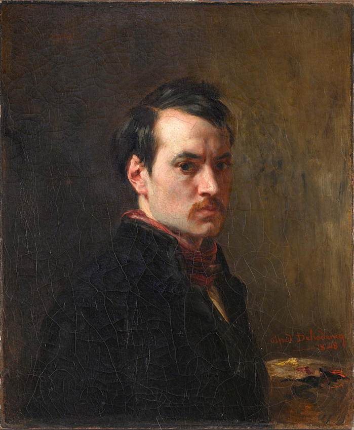 自画像 Self-Portrait (1848)，阿尔弗雷德·德霍登克