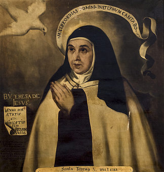 阿维拉的圣特蕾莎 Saint Teresa of Ávila (c.1850 – c.1860)，阿尔弗雷德·德霍登克