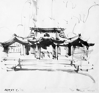 箱根神社 The Hakone Shrine (1998; Tokyo,Japan                     )，阿尔弗雷德·弗雷迪·克鲁帕