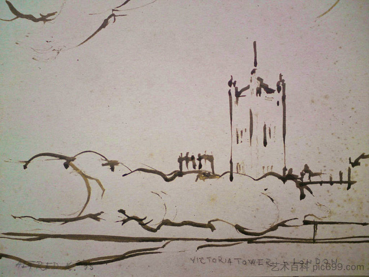 维多利亚塔(伦敦,1995年) Victoria Tower (London, 1995) (1995; London,England,United Kingdom ),阿尔弗雷德·弗雷迪·克鲁帕