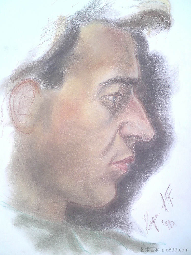 简介(萨拉热窝,1990年秋) The profile (Sarajevo, autumn 1990) (1990; Sarajevo,Bosnia and Herzegovina ),阿尔弗雷德·弗雷迪·克鲁帕