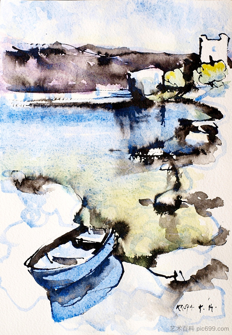 一艘船 A boat (2014; Croatia ),阿尔弗雷德·弗雷迪·克鲁帕
