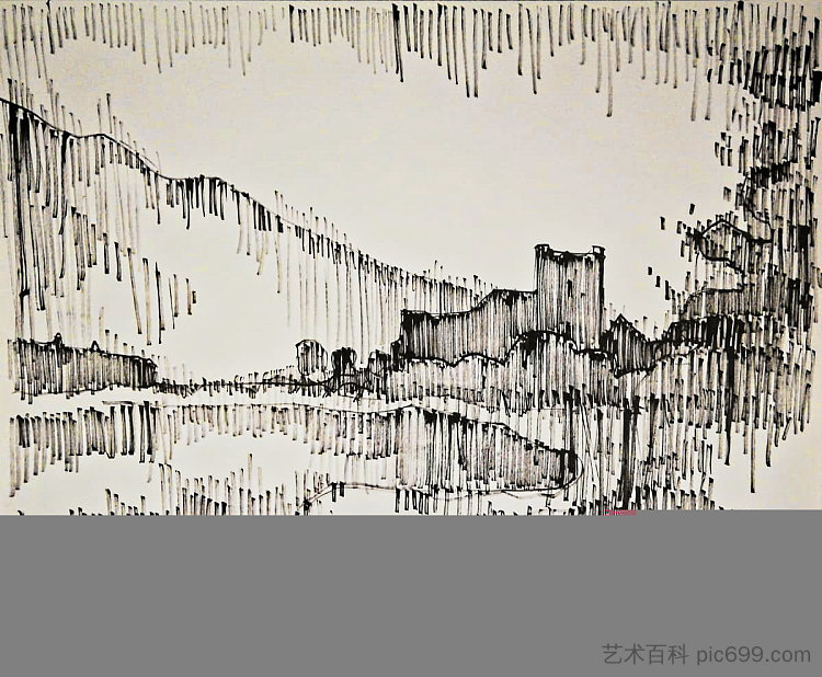亚得里亚海的拉扎纳克老塔 Old tower of Ražanac at Adriatic Sea (2007; Croatia ),阿尔弗雷德·弗雷迪·克鲁帕