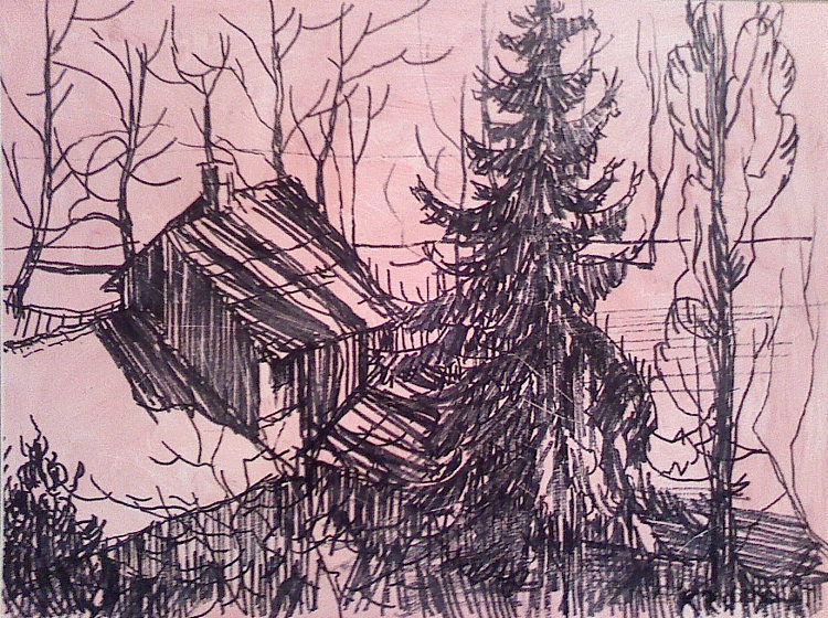 老后院 The old backyard (2011; Karlovac,Croatia ),阿尔弗雷德·弗雷迪·克鲁帕