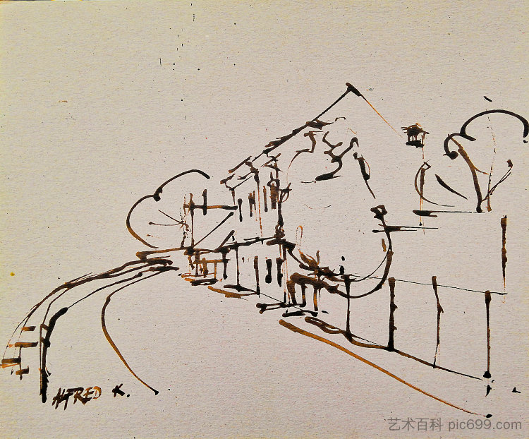 库帕河畔的房子 House on the bank of river Kupa (1995; Croatia ),阿尔弗雷德·弗雷迪·克鲁帕