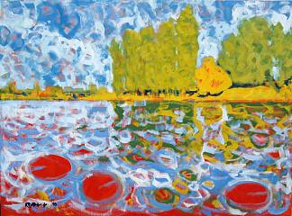 红睡莲 Red water lilies (2016; Karlovac,Croatia                     )，阿尔弗雷德·弗雷迪·克鲁帕