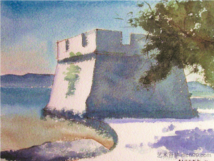 卡什泰尔斯塔菲利奇的内哈吉塔 The Nehaj Tower in Kaštel Štafilić (1997; Croatia ),阿尔弗雷德·弗雷迪·克鲁帕