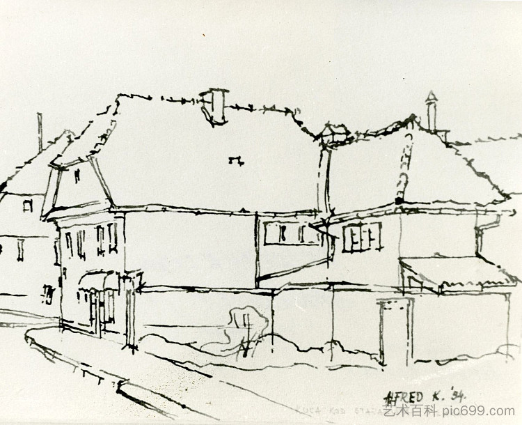 老房子 The old house (1994; Karlovac,Croatia ),阿尔弗雷德·弗雷迪·克鲁帕