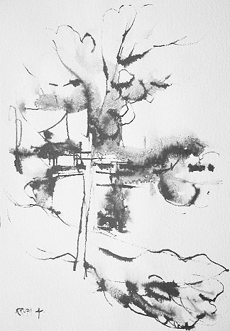 “当代水墨” “Contemporary ink” (2013; Karlovac,Croatia                     )，阿尔弗雷德·弗雷迪·克鲁帕