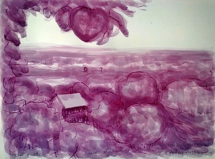 原位维诺雷尔1号(赤霞珠) Vinorel no.1 in situ (Cabernet Sauvignon) (2018; Sveti Ivan Zelina / Zelina,Croatia ),阿尔弗雷德·弗雷迪·克鲁帕