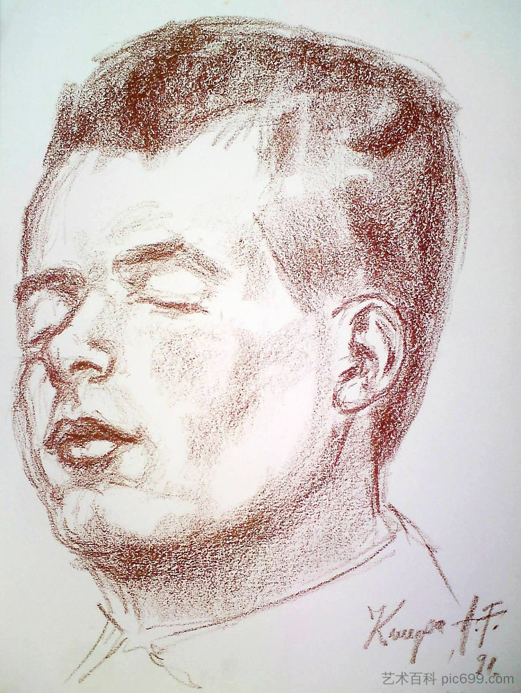 士兵睡觉(服正规军役的笔记) The soldier sleeps (A note from serving a regular military term) (1991; Sarajevo,Bosnia and Herzegovina ),阿尔弗雷德·弗雷迪·克鲁帕