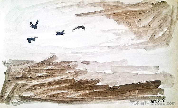 云中的鸟儿 The birds in the clouds (1993; Karlovac,Croatia ),阿尔弗雷德·弗雷迪·克鲁帕
