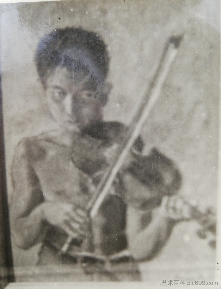 青年小提琴家 Young violinist (1951)，阿尔弗雷德·克鲁帕