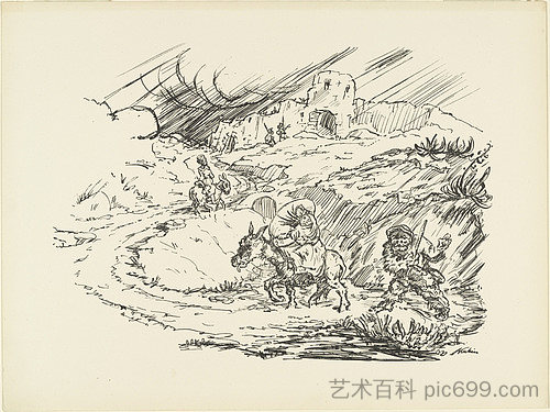 飞行中 In Flight (1920)，阿尔弗雷德·库宾