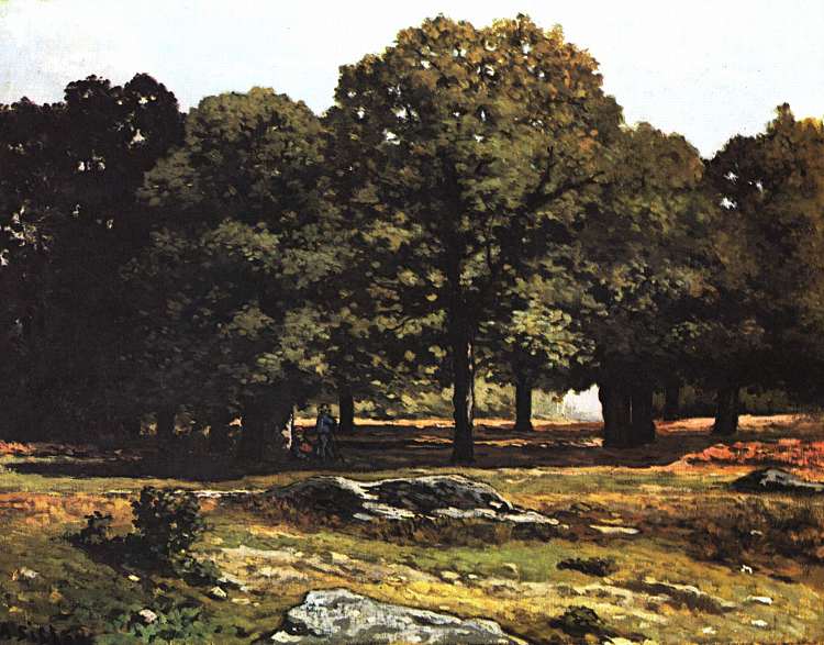 拉策勒圣克劳德的栗子大道 Chestnut Avenue in La Celle Saint Cloud (1865)，阿尔弗莱德·西斯莱