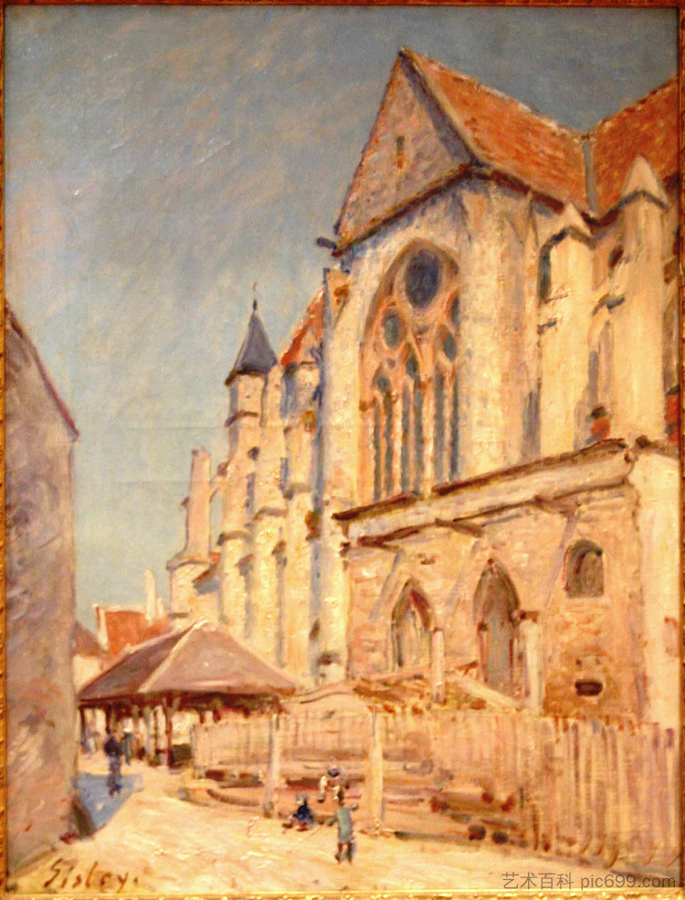 莫雷特教堂 Eglise de Moret，阿尔弗莱德·西斯莱