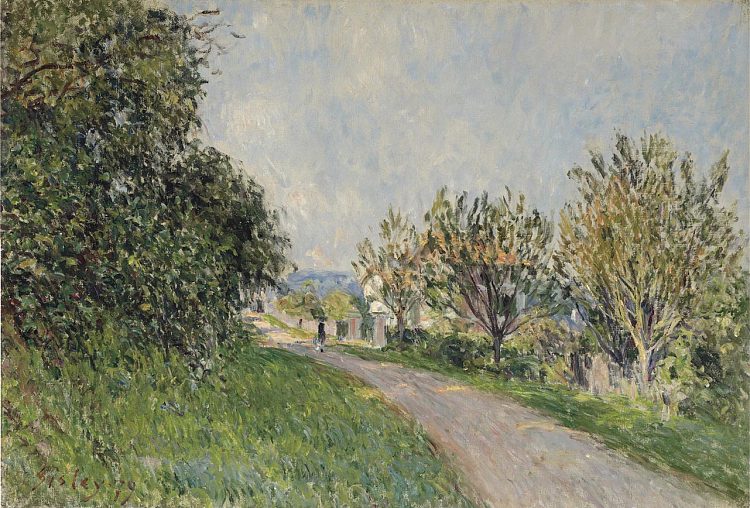 塞夫尔附近的小径 Path near Sevres (1879)，阿尔弗莱德·西斯莱