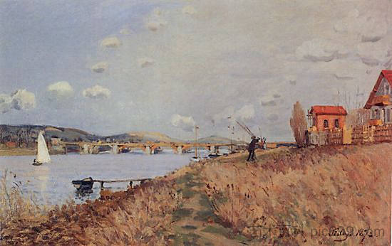 阿让特伊大桥 The Bridge at Argenteuil (1872)，阿尔弗莱德·西斯莱