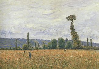 拉布耶山丘 The Hills of La Bouille (1894)，阿尔弗莱德·西斯莱