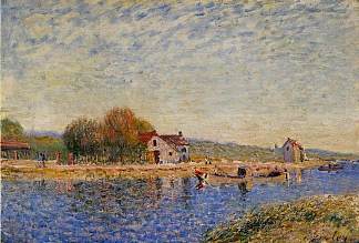 洛英运河 The Loing Canal (1884)，阿尔弗莱德·西斯莱