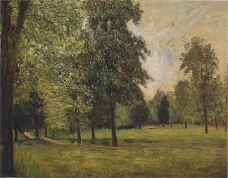塞夫尔公园 The Park at Sevres (1877)，阿尔弗莱德·西斯莱