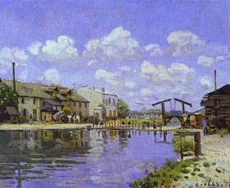 圣马丁运河 The Saint Martin Canal (1872)，阿尔弗莱德·西斯莱