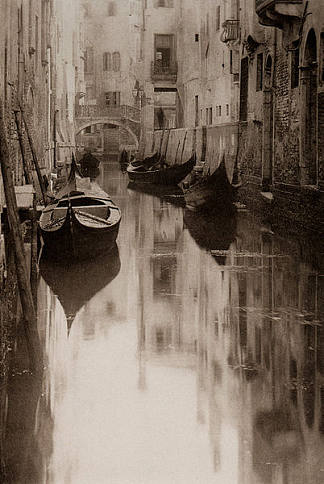 威尼斯运河 Venetian Canal (1894)，阿尔弗雷德·施蒂格利茨