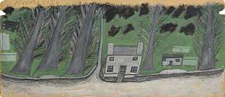 有树的房子 House with Trees (1937)，艾尔弗雷德沃利斯