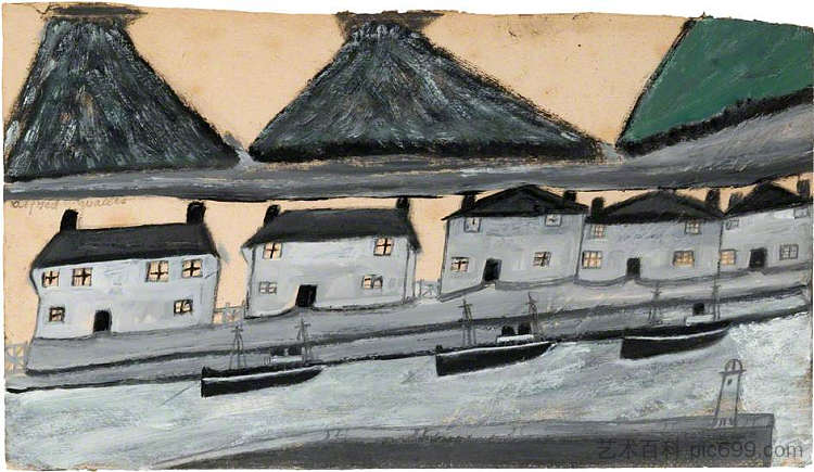 房屋和窑炉 Houses and Kilns，艾尔弗雷德沃利斯