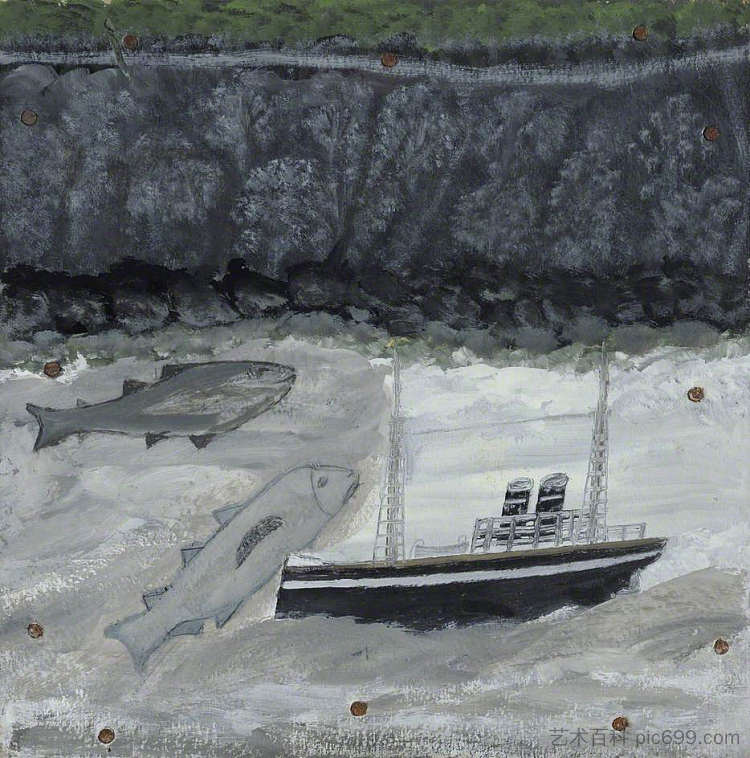 陆地、鱼类和机动船 Land, Fish and Motor Vessel (1937),艾尔弗雷德沃利斯