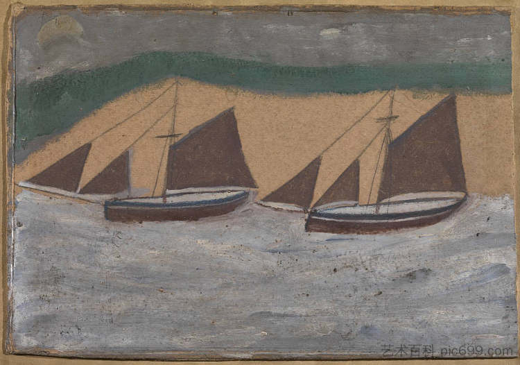 两艘船 Two Boats (1928)，艾尔弗雷德沃利斯