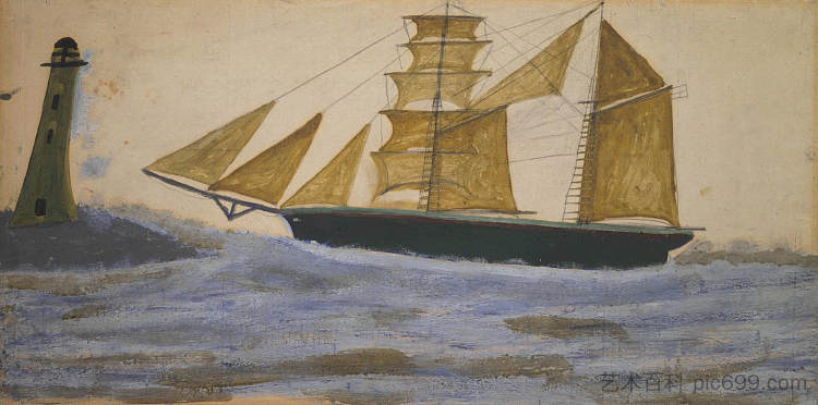 双桅船 Two-Masted Ship (1928)，艾尔弗雷德沃利斯