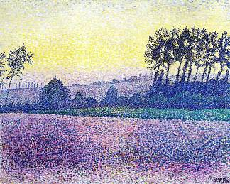日落景观 Auringonlaskun Maisema (1892)，阿尔弗雷德·威廉·芬奇