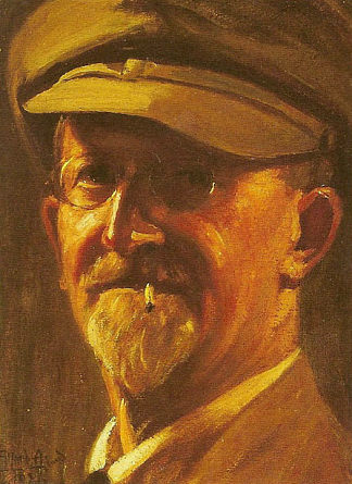 自画像 Self-portrait (1926)，阿尔弗雷德·埃米尔·安德森